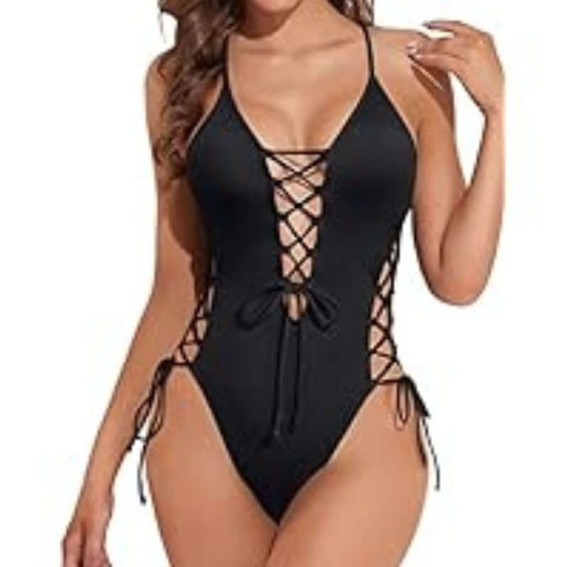 Sexy Backless Siamese Bikini Swimsuit
