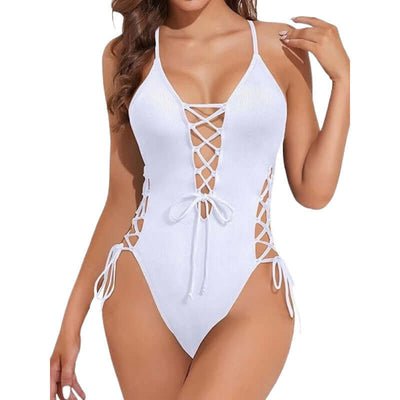 Sexy Backless Siamese Bikini Swimsuit