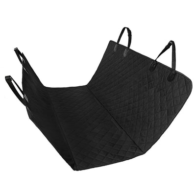 Dog Car Seat Cover & Mesh Pet Carrier Hammock – Safety Protector with Zippered Pocket for Travel