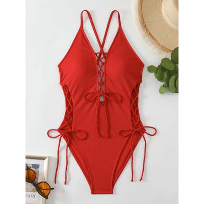 Sexy Backless Siamese Bikini Swimsuit
