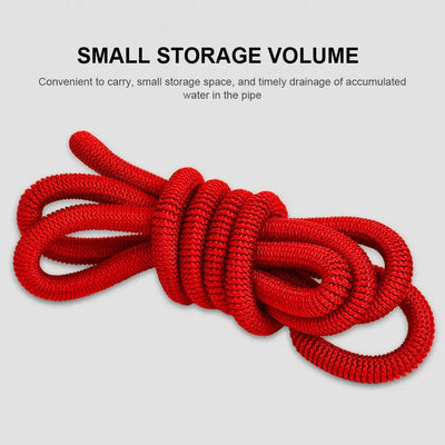 25FT - 100FT(after water injection) Expandable Magic Hose Suitable for 3/4 " 1/2" Faucets High - Pressure Car Wash Water Gun Hose - NeraVault