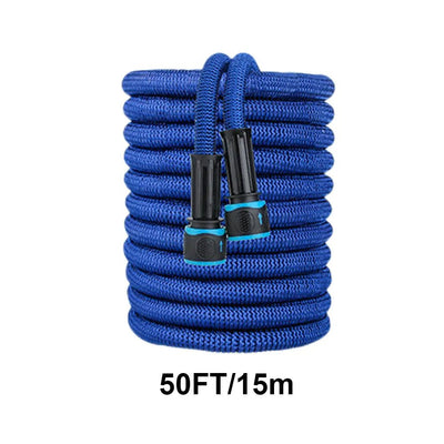 25FT - 100FT(after water injection) Expandable Magic Hose Suitable for 3/4 " 1/2" Faucets High - Pressure Car Wash Water Gun Hose - NeraVault