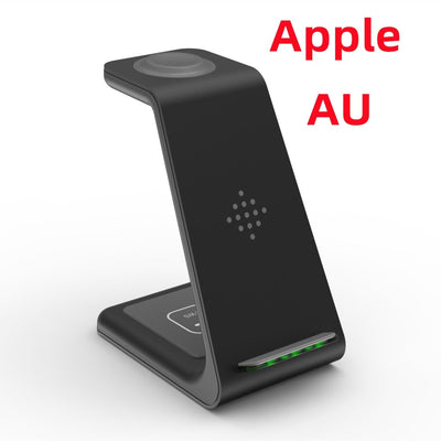 3 In 1 Fast Charging Station Wireless Charger Stand Wireless Quick Charge Dock For Phone Holder - NeraVault