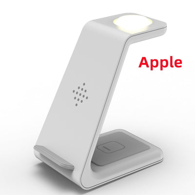 3 In 1 Fast Charging Station Wireless Charger Stand Wireless Quick Charge Dock For Phone Holder - NeraVault