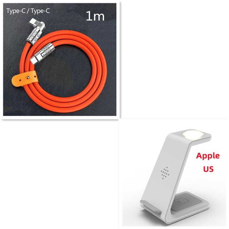 3 In 1 Fast Charging Station Wireless Charger Stand Wireless Quick Charge Dock For Phone Holder - NeraVault