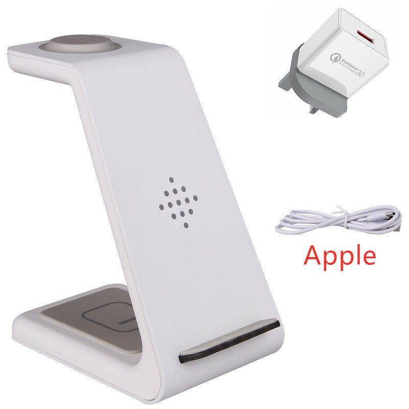 3 In 1 Fast Charging Station Wireless Charger Stand Wireless Quick Charge Dock For Phone Holder - NeraVault