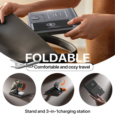 3 In 1 Wireless Charging Sation For Multiple Devices 15W Fast Charging Stand - NeraVault