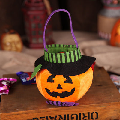 Cute Halloween Pumpkin Candy Bag – Portable Handbag for Cosplay & Kids’ Gifts