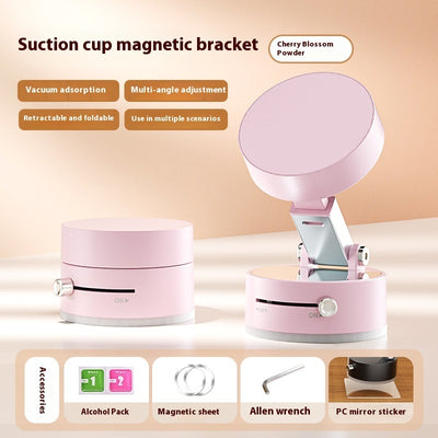 Foldable Magnetic Car Phone Holder with Suction Cup – Hands-Free Navigation Mount