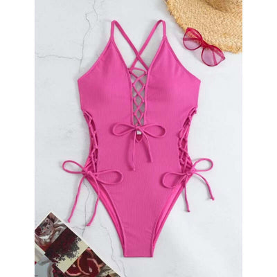 Sexy Backless Siamese Bikini Swimsuit