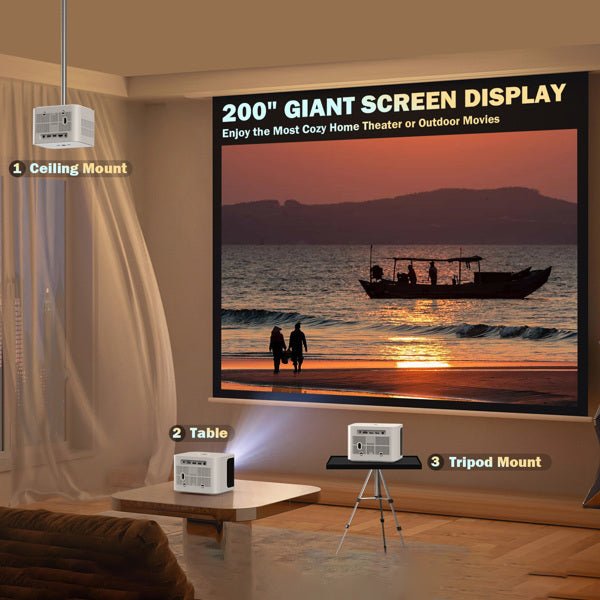 720P Projector With Motorized Focus 5G - NeraVault
