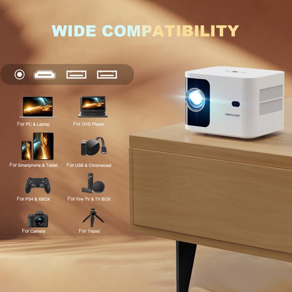 720P Projector With Motorized Focus 5G - NeraVault