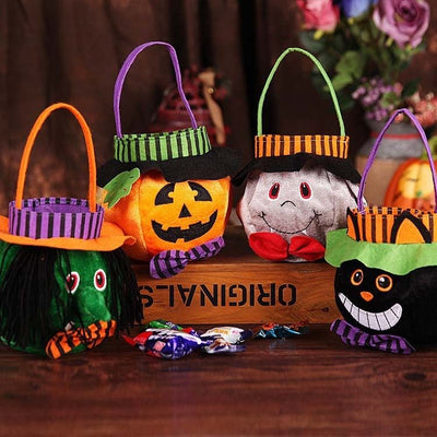 Cute Halloween Pumpkin Candy Bag – Portable Handbag for Cosplay & Kids’ Gifts