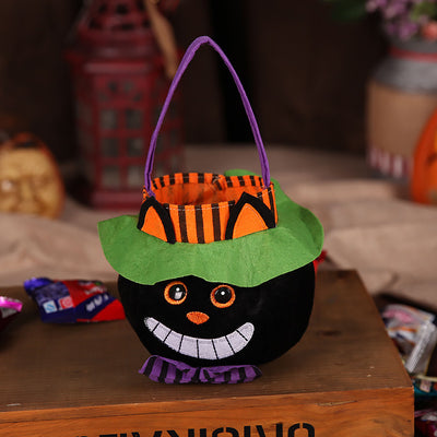 Cute Halloween Pumpkin Candy Bag – Portable Handbag for Cosplay & Kids’ Gifts