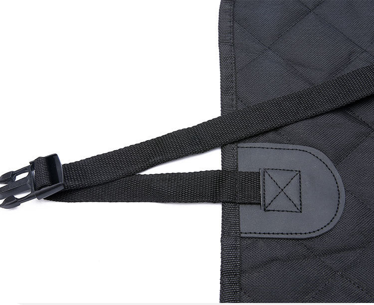 Dog Car Seat Cover & Mesh Pet Carrier Hammock – Safety Protector with Zippered Pocket for Travel