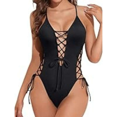 Sexy Backless Siamese Bikini Swimsuit