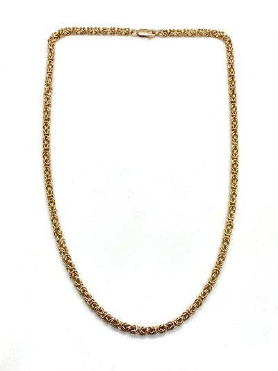 Delicate Byzantine Chainmaille Necklace in 14K Gold Fill