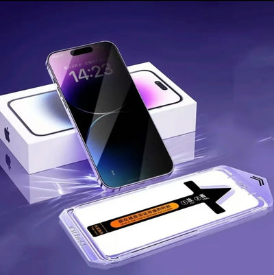 iPhone 14/15 Matte Screen Protector Set – 2-Pack, HD Clear & Sensitive Touch
