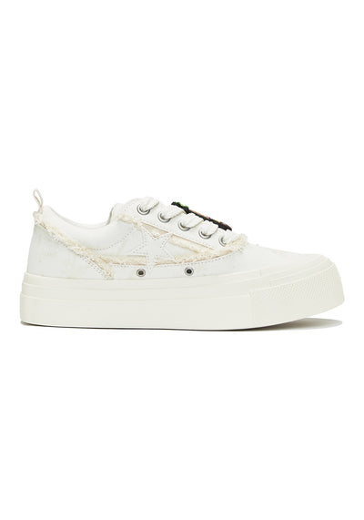 KAALIXTO--Retro Star Sneakers-West Lake Longjing Tea - Unisex