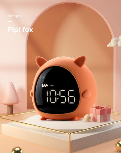 Alarm Clock Kids Child Children Sleep Bedside Alarm Clock Digital Wake Up Children's Alarm Clocks for Girls Boys Bedroom Temperature Snooze Timer Clock for Bedroom/Table/Desk
