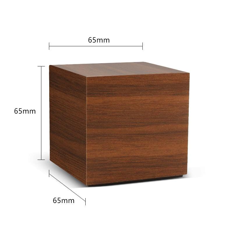 Alarm Clock LED Wooden Watch Digital Alarm Clock with Wooden Electronic LED Time Display 3 Alarm Settings Humidity & Temperature Detect Wood Made Electric Clocks Table Voice Control Digital Wood USB/AAA Powered Electronic Desktop Clocks - NeraVault