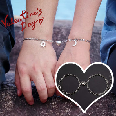 Magnet Attraction Stainless Steel Bracelets For Couples Men Women