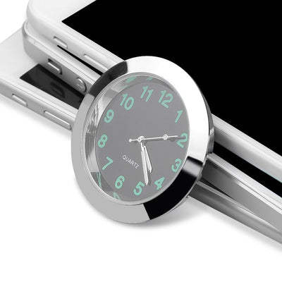 Car Clock Ornament Auto Watch Decoration Automobiles  Car Dashboard Clock Cars Air Vent Clip Quartz Clocks Mini Luminous Quartz Analog Watch Universal Pocket Stick-On Clock Perfect Interior Dashboard Time Display Digital Pointer Clock In Car Accessories