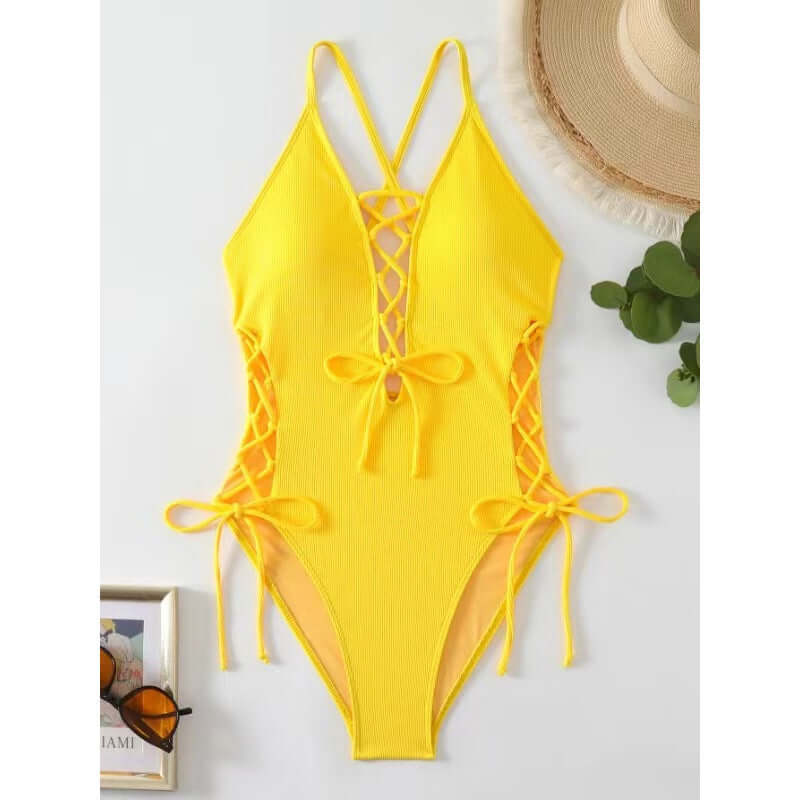Sexy Backless Siamese Bikini Swimsuit