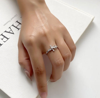 Color Matching Copper Cross Ring For Women - NeraVault
