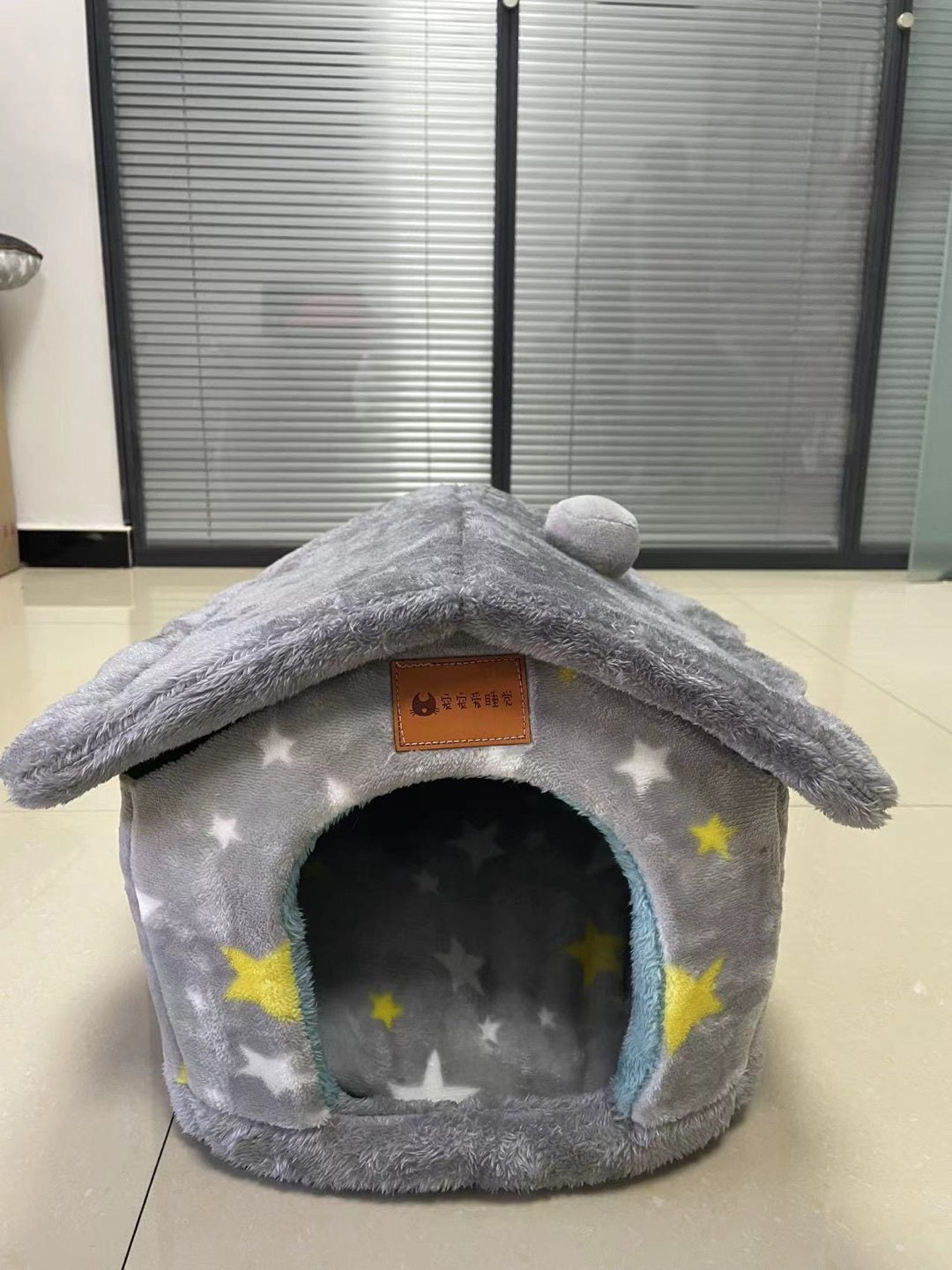 Foldable Winter Dog House & Cat Bed – Removable Nest Enclosed Cozy Kennel Sofa