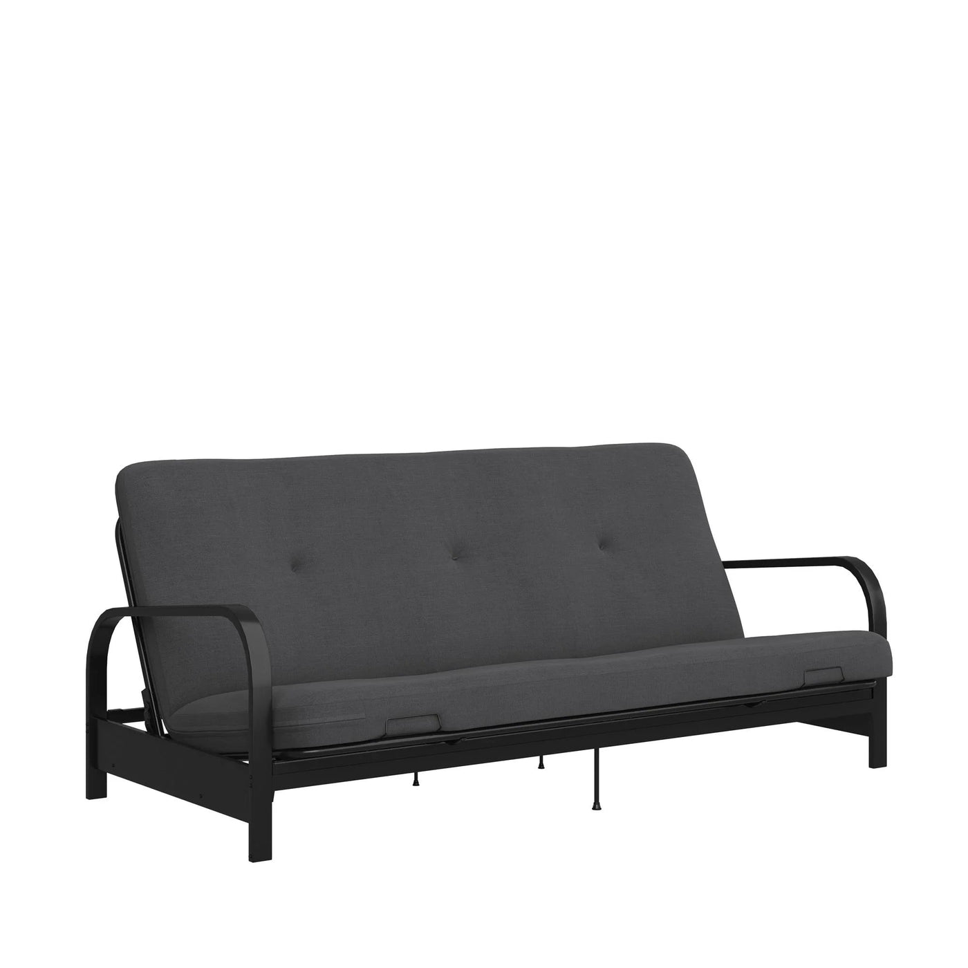 Caddie 6-Inch Futon Mattress – Full Size, Gray Linen