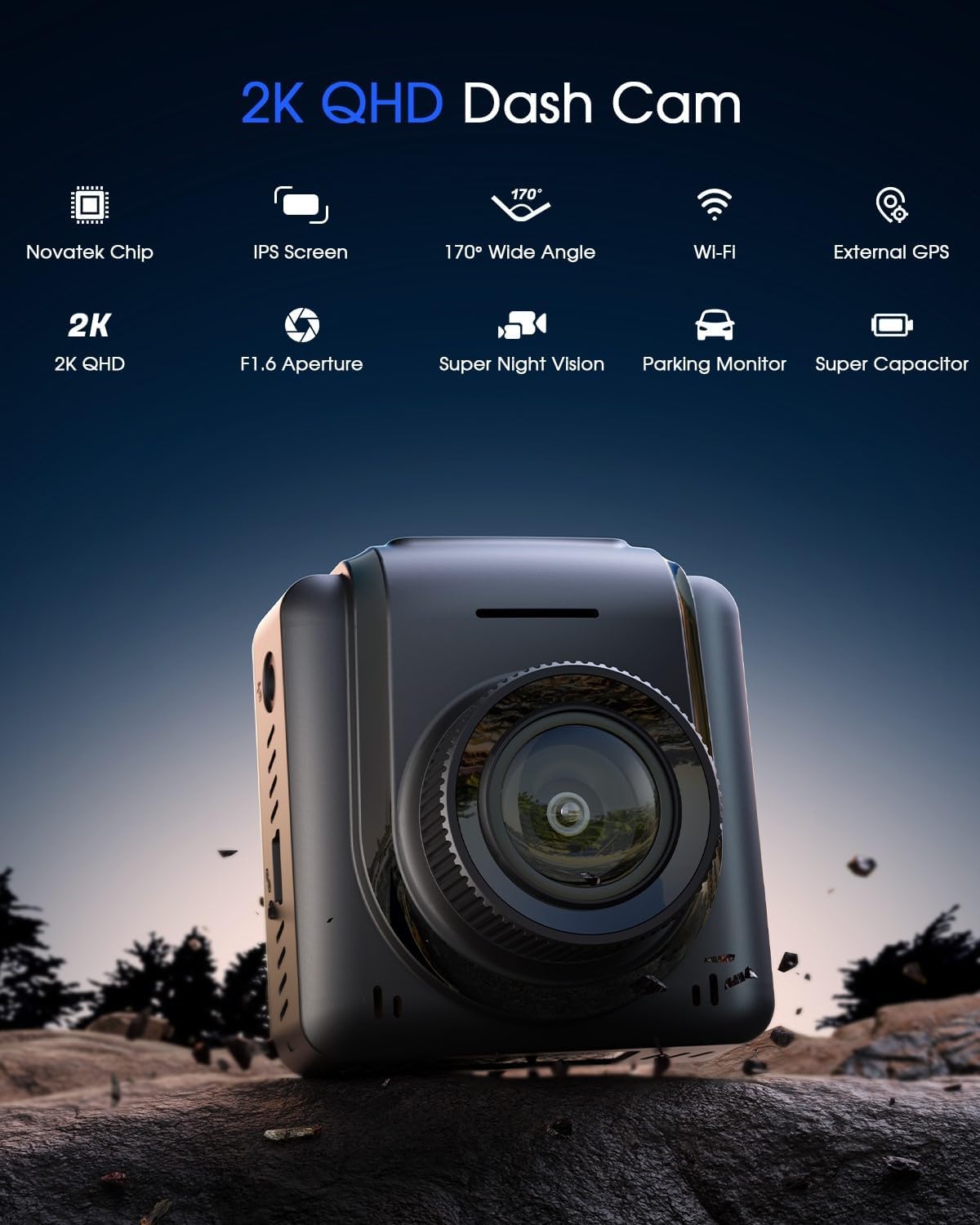 Horizon 2k Smart Dash Cam