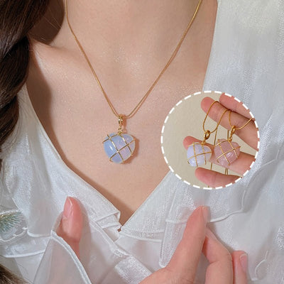 Fashion Moonstone Necklace For Cartoon Princess Love Girl Necklace Novelty Jewelry - NeraVault