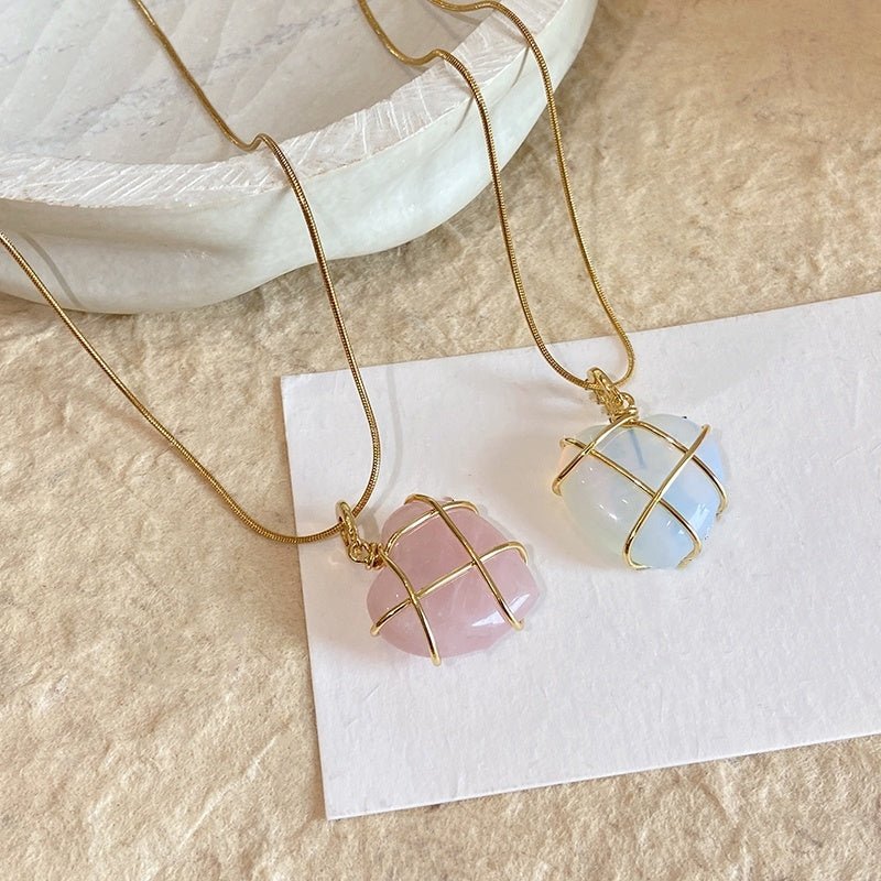 Fashion Moonstone Necklace For Cartoon Princess Love Girl Necklace Novelty Jewelry - NeraVault