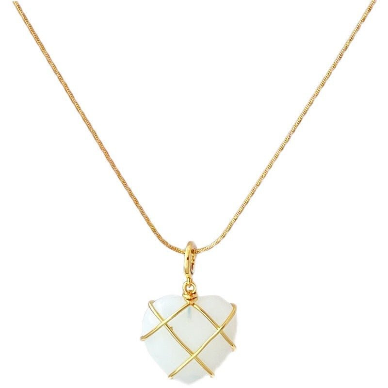 Fashion Moonstone Necklace For Cartoon Princess Love Girl Necklace Novelty Jewelry - NeraVault
