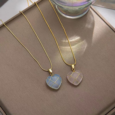 Fashion Moonstone Necklace For Cartoon Princess Love Girl Necklace Novelty Jewelry - NeraVault