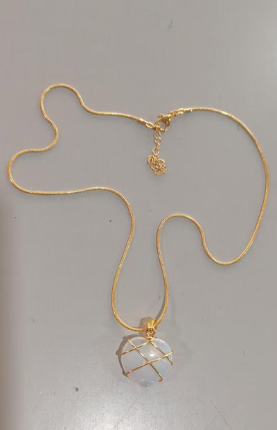 Fashion Moonstone Necklace For Cartoon Princess Love Girl Necklace Novelty Jewelry - NeraVault