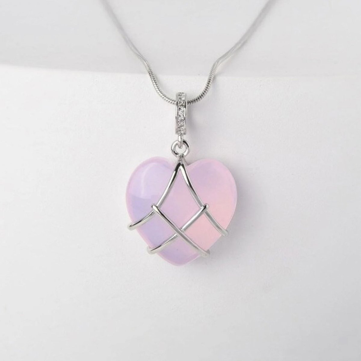 Fashion Moonstone Necklace For Cartoon Princess Love Girl Necklace Novelty Jewelry - NeraVault