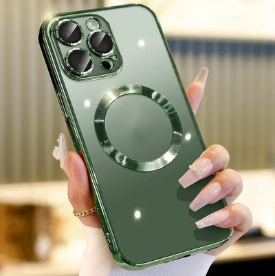 For 14 13 12 11 Pro Max Case Mag Safe Magnetic Camera Lens Cover - NeraVault