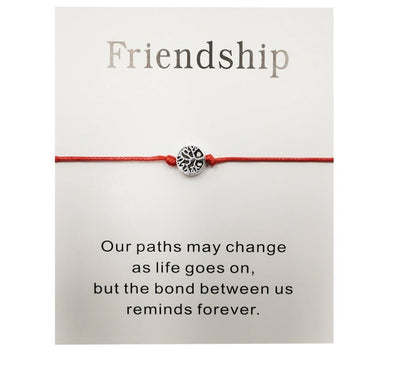 Hand - woven Red Rope Tree of Life Bracelet - NeraVault