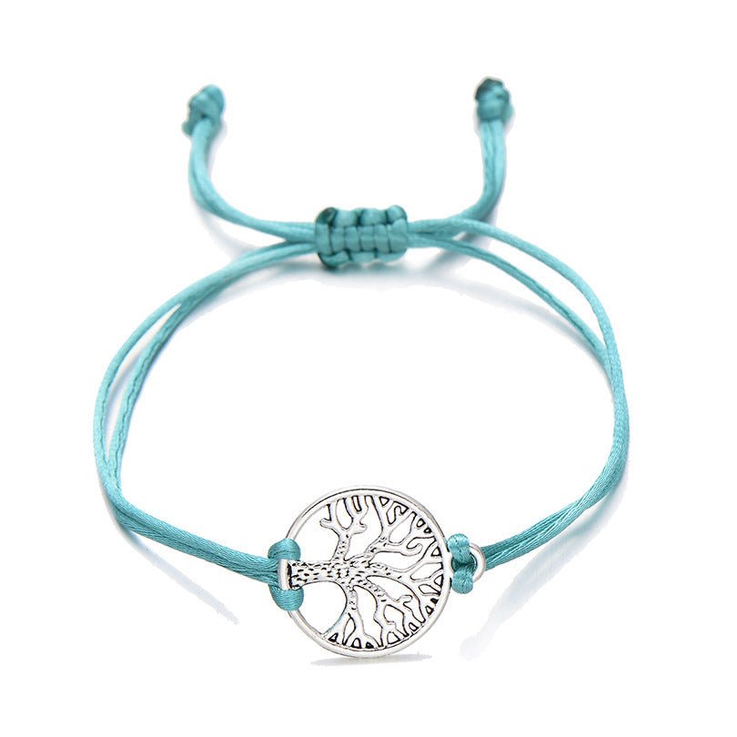 Hand - woven Red Rope Tree of Life Bracelet - NeraVault