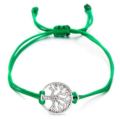 Hand - woven Red Rope Tree of Life Bracelet - NeraVault
