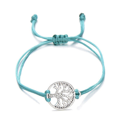 Hand - woven Red Rope Tree of Life Bracelet - NeraVault