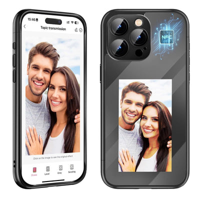 IPhone15 PRO PROMAX NFC Ink Screen Flip Phone Case Smart Creative DIY Custom All - Inclusive Case - NeraVault