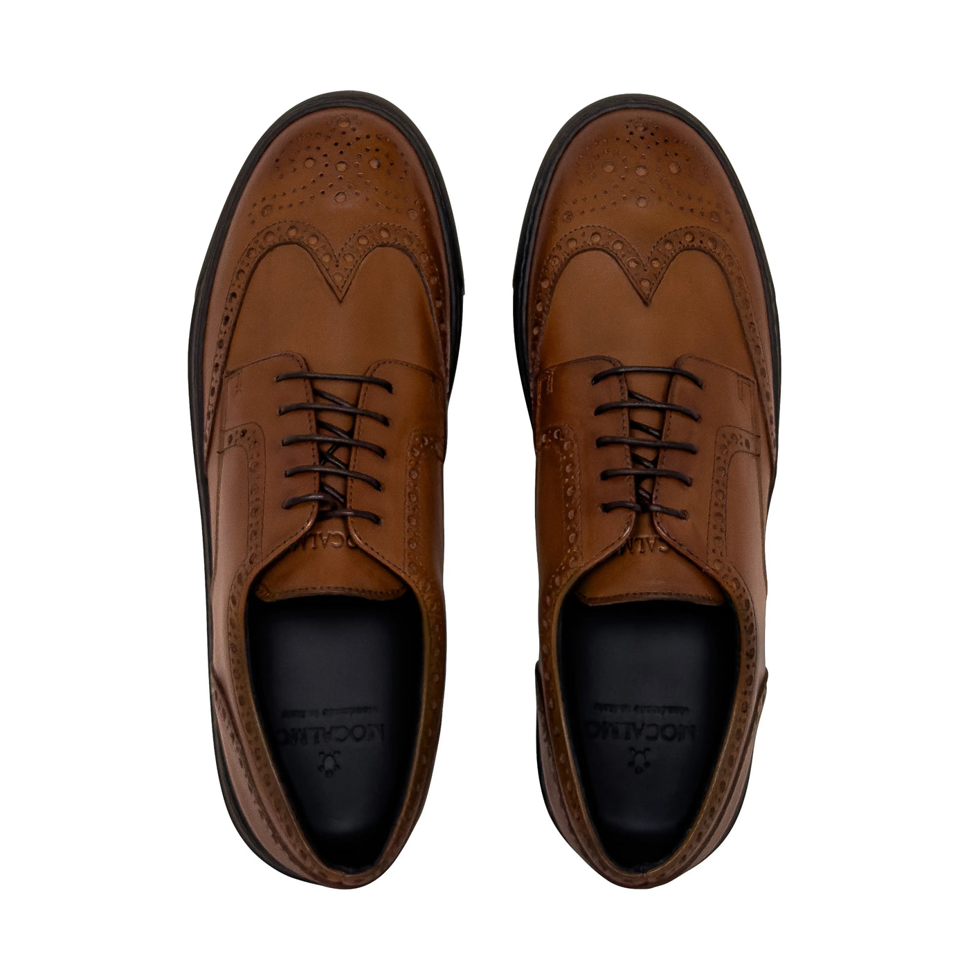 Men's Don Giovanni Wingtips - Cognac