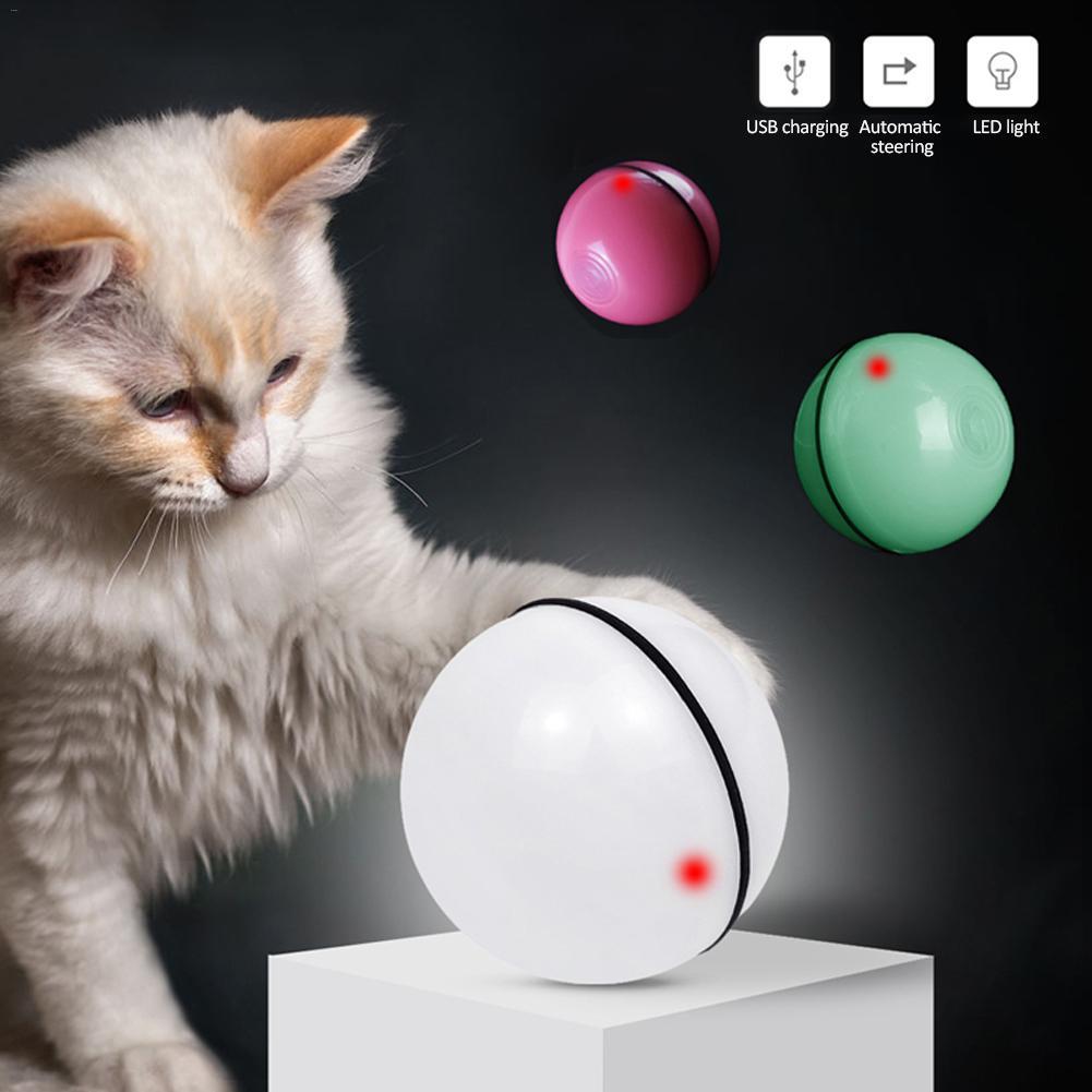 LED Laser Electronic Rolling Pet Funny Cat Toy Ball - NeraVault