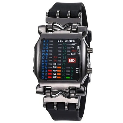 Luxury Men's Watch LED Sports Date Digital Bracelet Waterproof Quartz Wristwatch - NeraVault