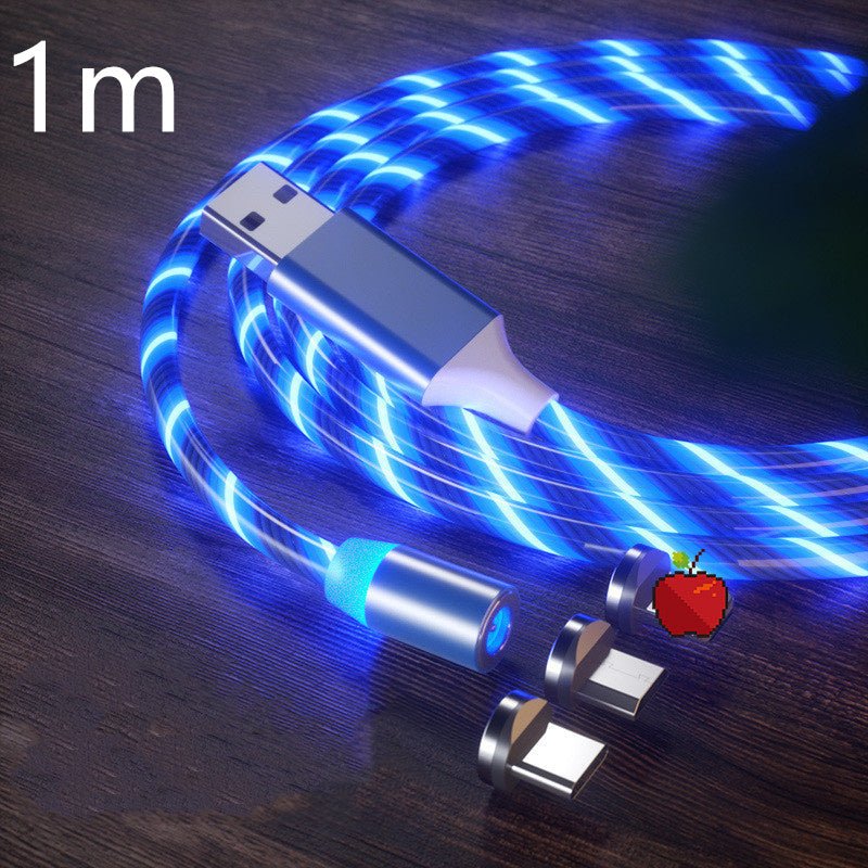 Magnetic Charging Cable Streamer Fast Charging Cable Lighting Micro USB Cable LED Magnet Charger Type - C Cable - NeraVault
