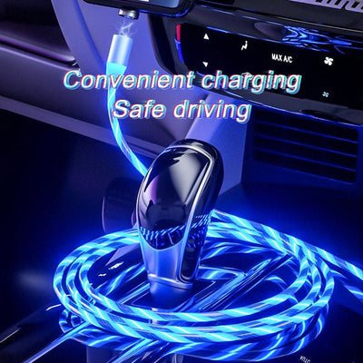 Magnetic Charging Cable Streamer Fast Charging Cable Lighting Micro USB Cable LED Magnet Charger Type - C Cable - NeraVault