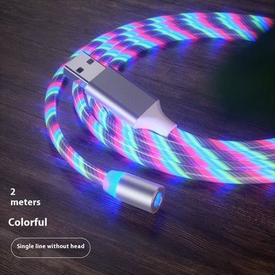 Magnetic Charging Cable Streamer Fast Charging Cable Lighting Micro USB Cable LED Magnet Charger Type - C Cable - NeraVault